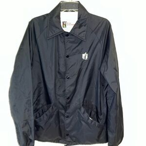 Vintage USA Nationwide Insurance Retro Snap Nylon Coaches Jacket Peyton Manning